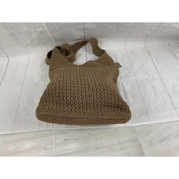 Jacqueline Ferrer Tan Woven Handbag. - Picture 3 of 4